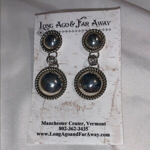 Long Ago & Far Away Silver Dangle Earrings